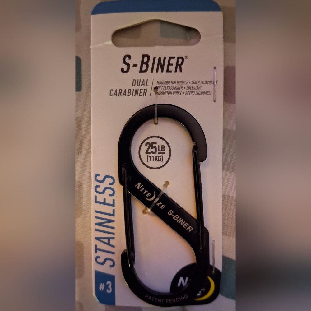 Nite Ize S-Biner Dual Carabiner Black